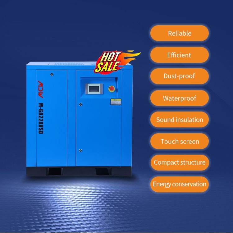 MDW-15 кВт/22 кВт Постоянный магнитный воздушный компрессор VSD для нефтехимической промышленности